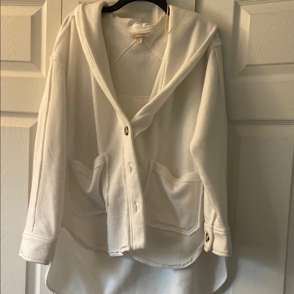 Knox Rose Soft White Fleece Hoodie